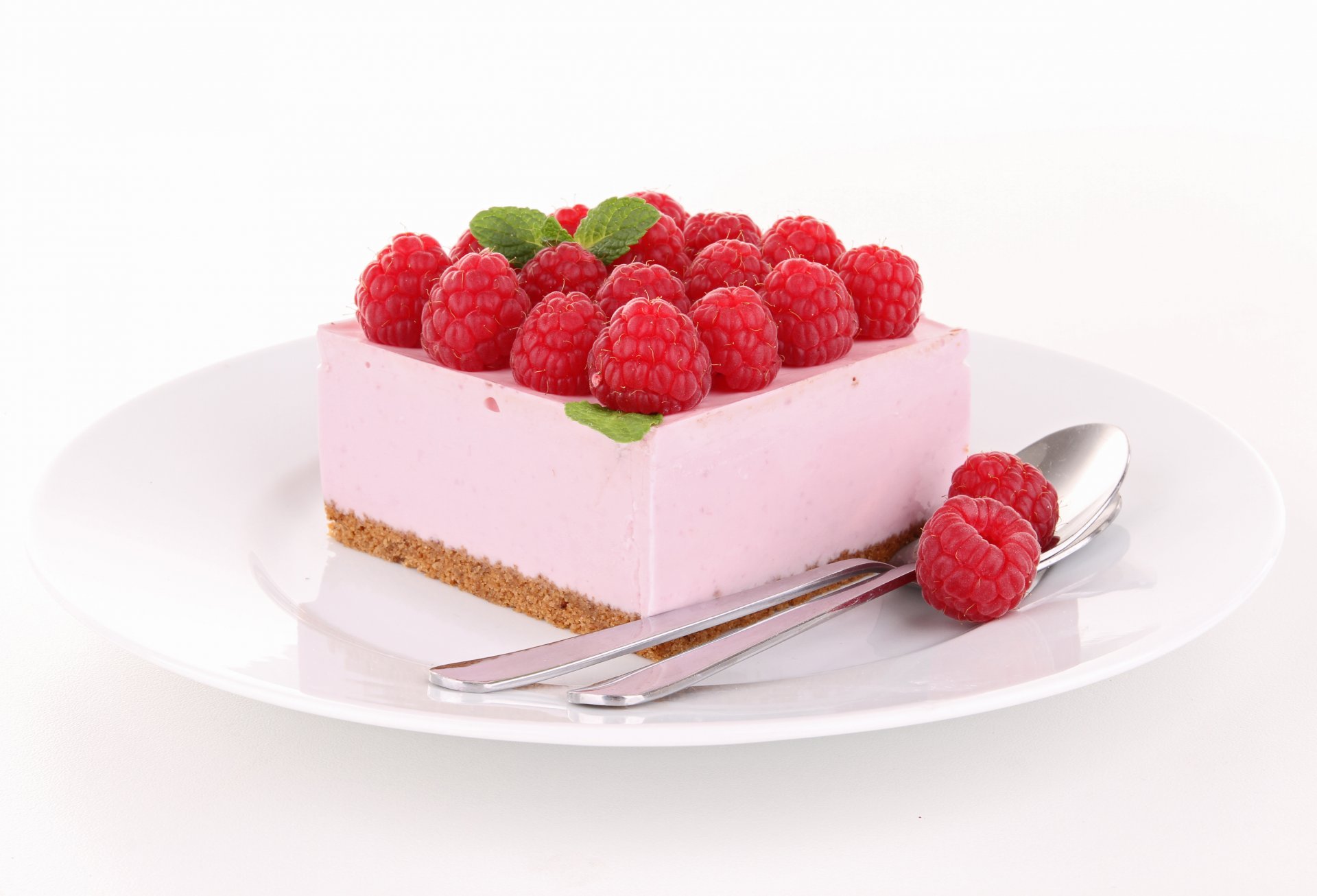 kuchen beeren himbeeren süß dessert löffel