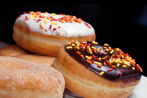 Donuts en polvo sabor de la infancia