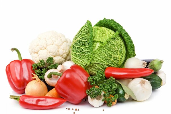 Spring composition of vegetables