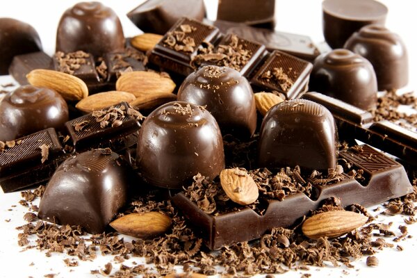 Chocolats aux amandes