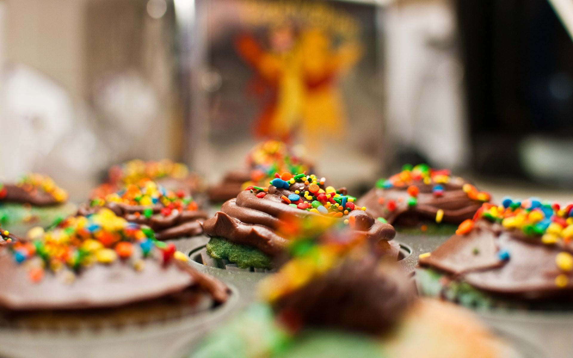 cibo dolce dessert colorato cioccolato cupcake