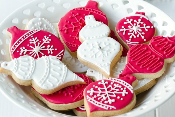 Galletas de Navidad y año nuevo