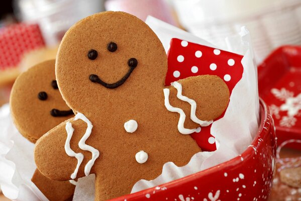 le Nouvel an. Les biscuits sont la meilleure douceur pour les vacances