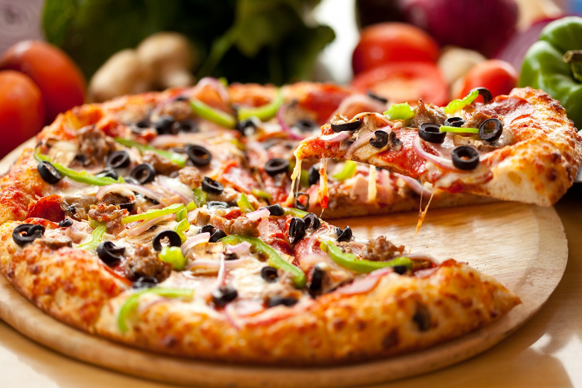 pizza cibo