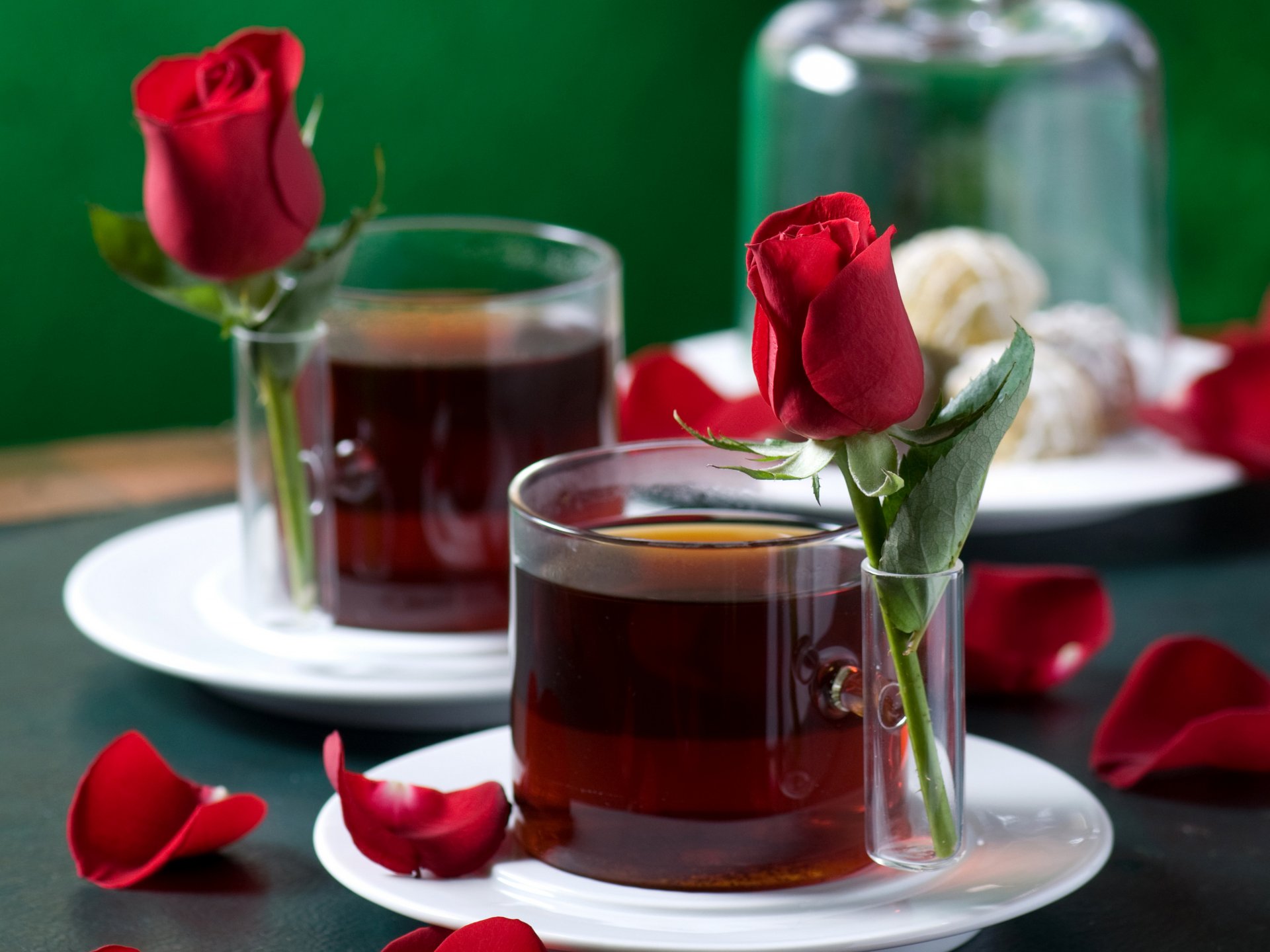 pastel tazas beber elegante armonía amor bonito pétalos novelas románticas rosa rosas té san valentín bebidas suavemente romance rosa san valentín vacaciones 8 de marzo día de san valentín estados de ánimo