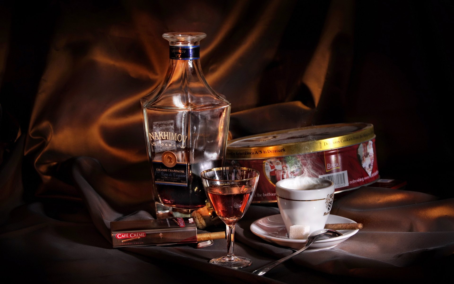 bottiglia tazza spuntino caffè