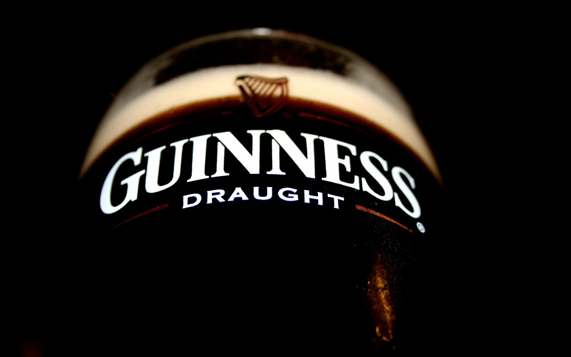 birra scuro guinness macro