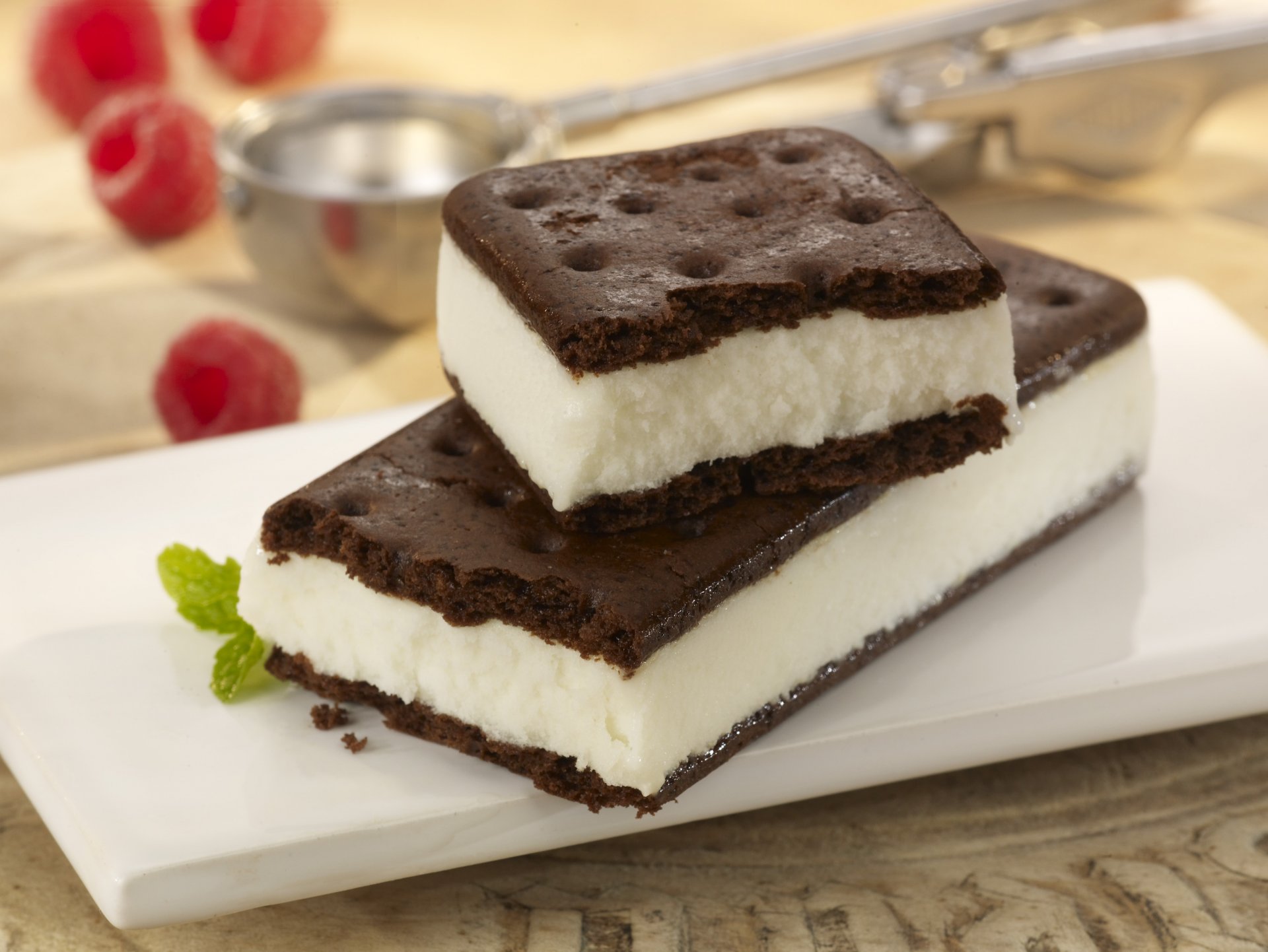 repas dessert crème glacée sandwich appétissant