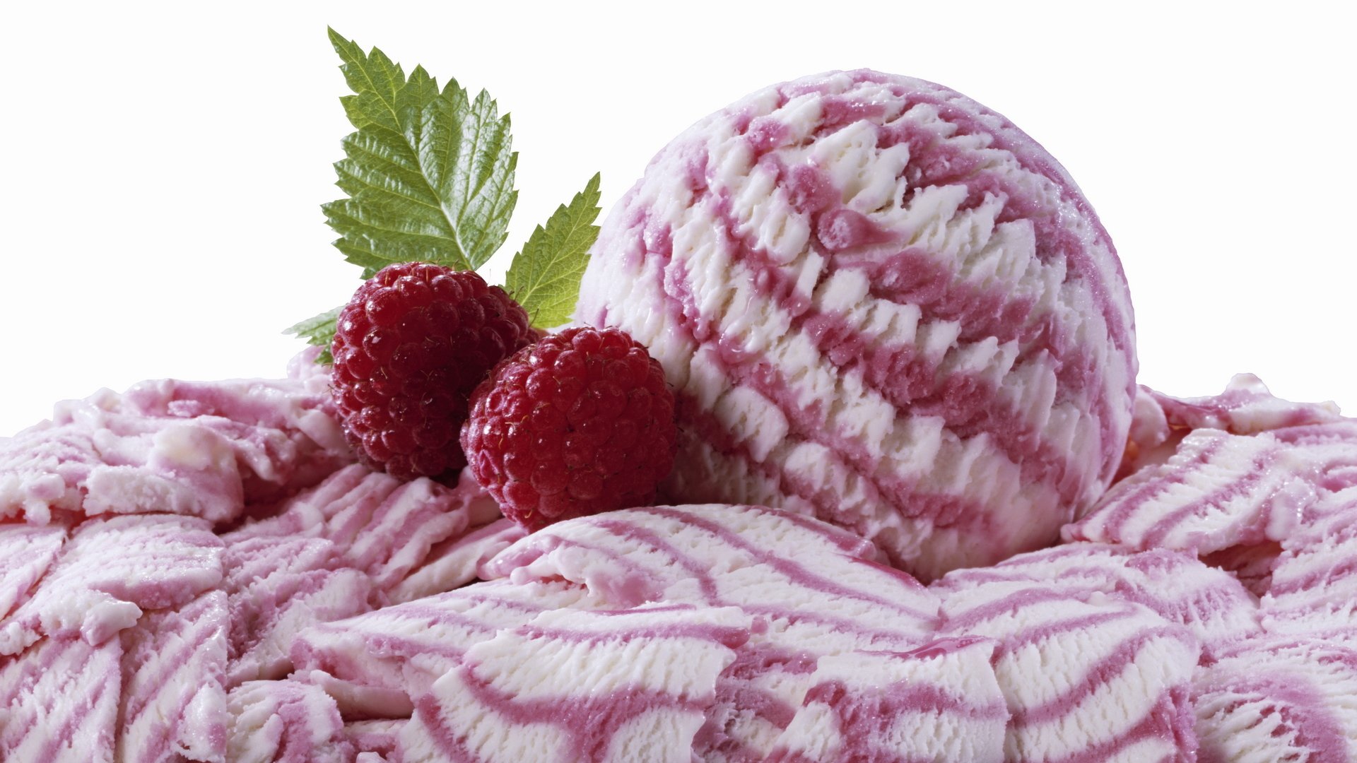 food close up delicious ice cream raspberry berrie