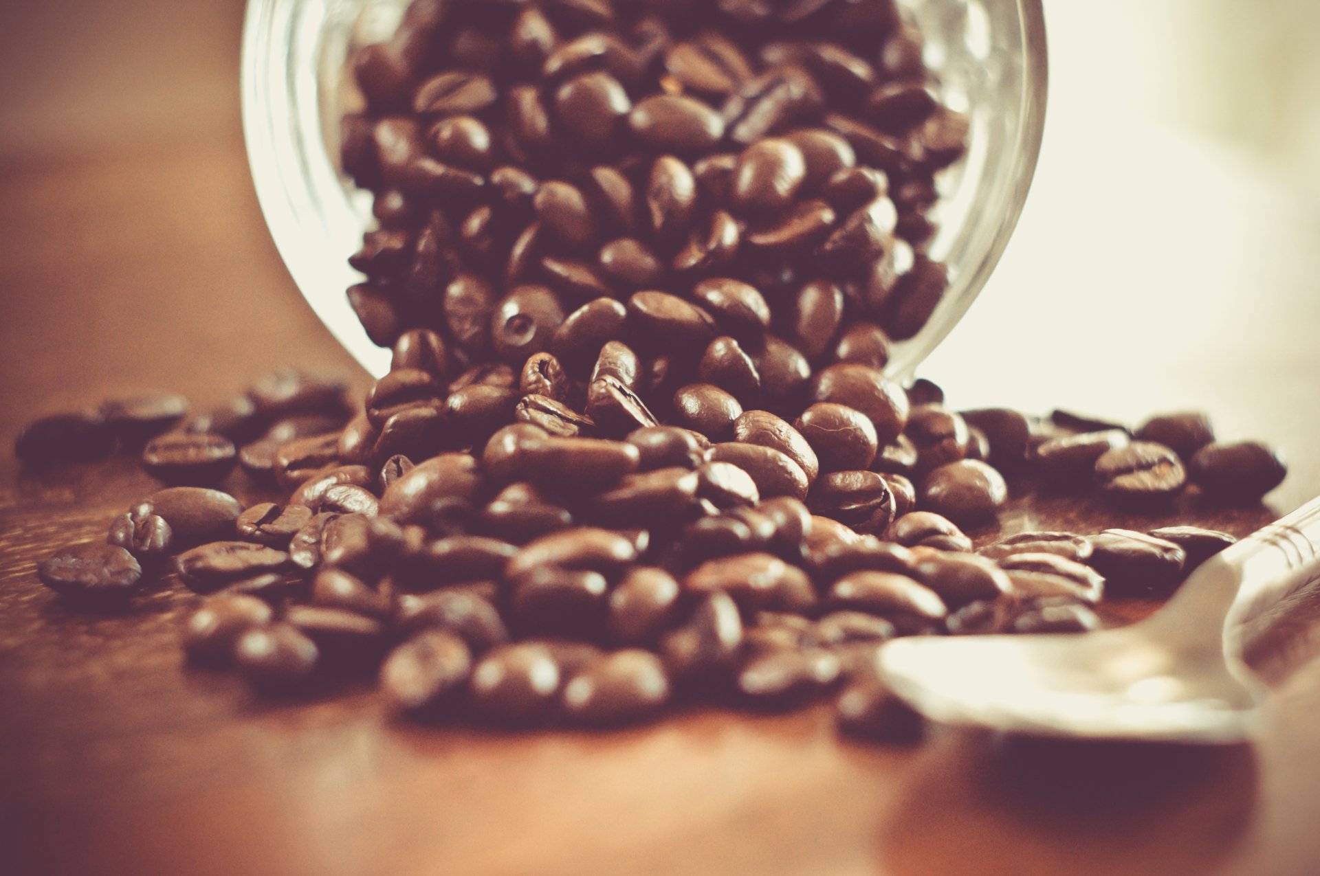 grain coffee of the bank spoon fragrance cheerfulness charge drink ritual table brown