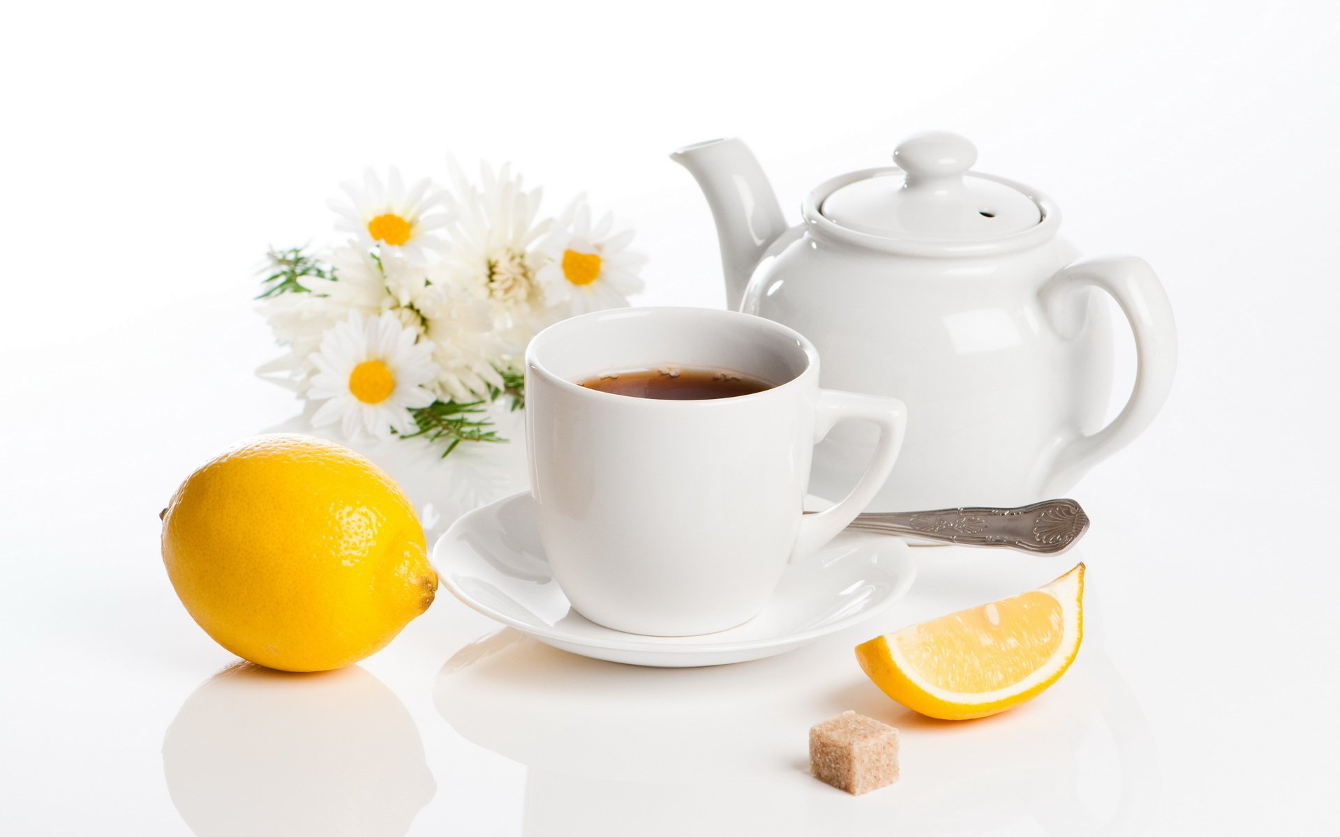 tea lemon daisy teapot