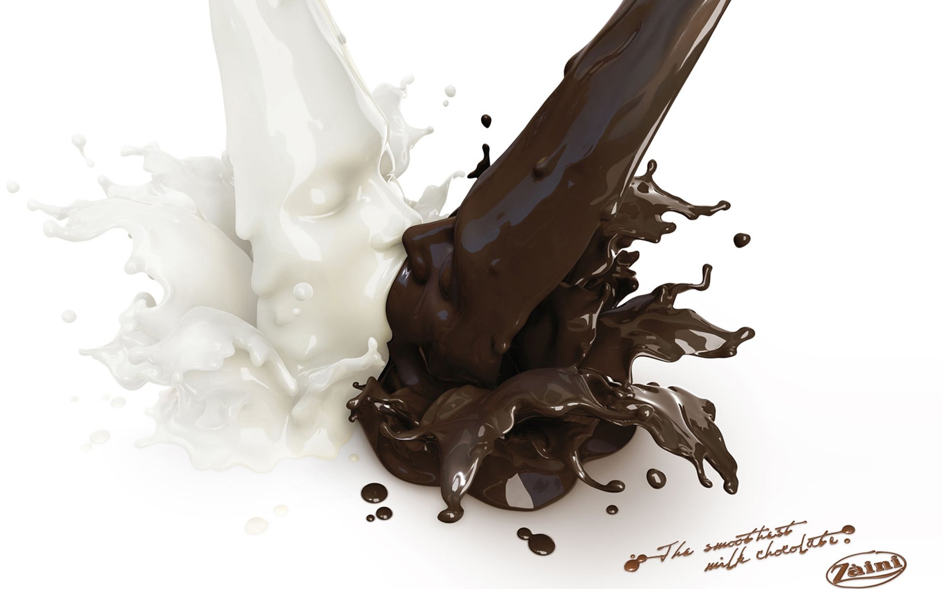 fond d écran chocolat blanc noir lait visage baiser amour