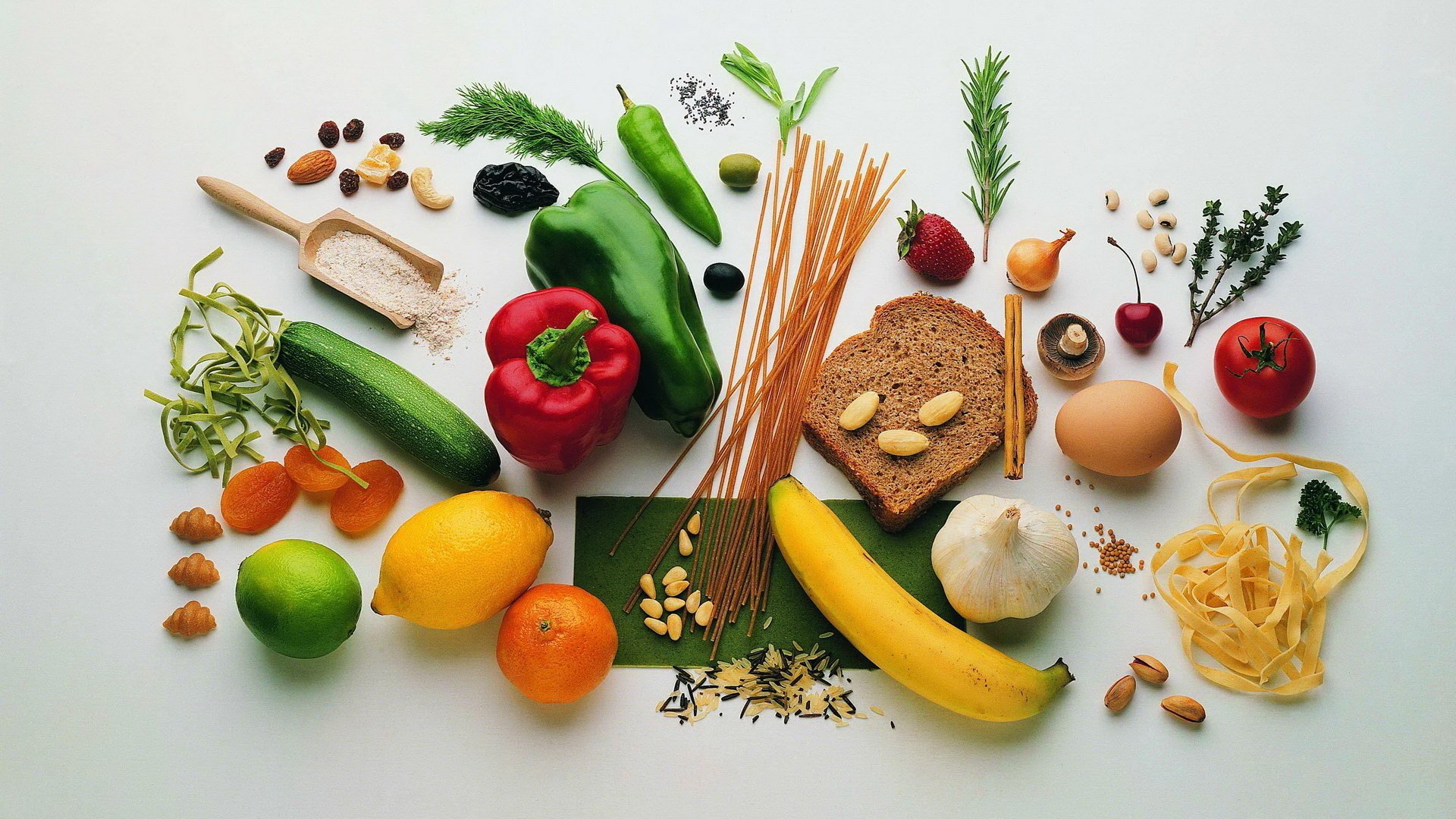 vegetables bread pasta figure seasonings useful