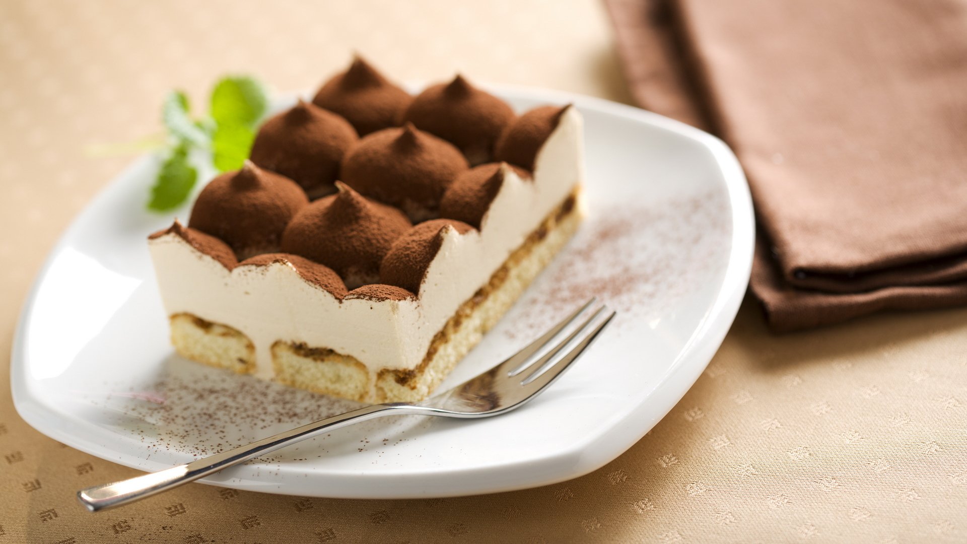 gâteau nourriture dessert sucré cacao crème assiette fourchette gâteau nourriture bonbons assiettes 1920x1080