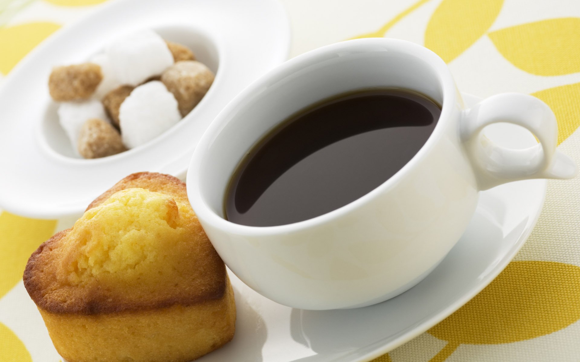 food sweets tea coffee cup mug cupcake heart heart cookies napkin tablecloth breakfast background