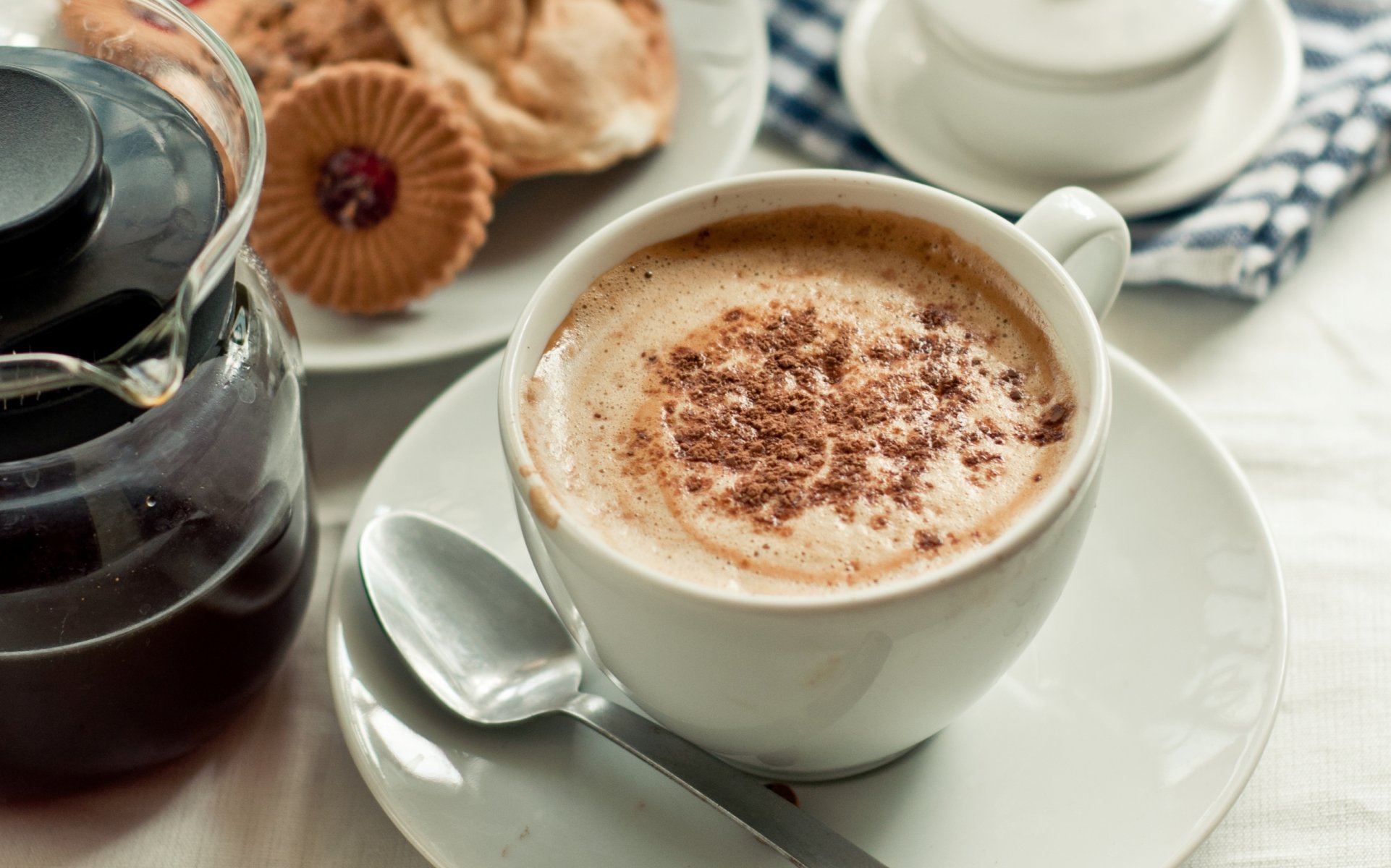 tazza piattino caffè crema