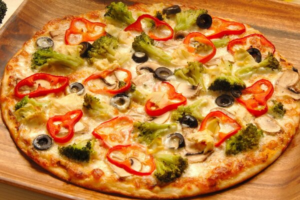 Pizza is delicious and satisfying