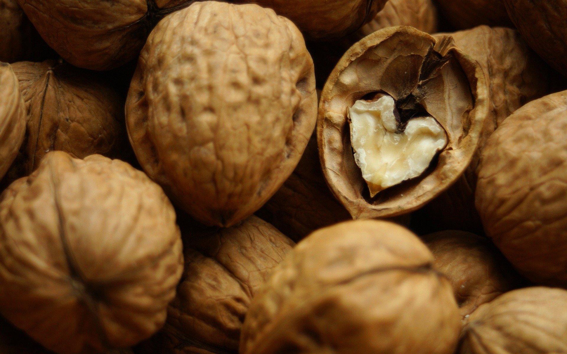 macro nueces comida fotografía minimalismo creativo corazón corazones corazón corazones