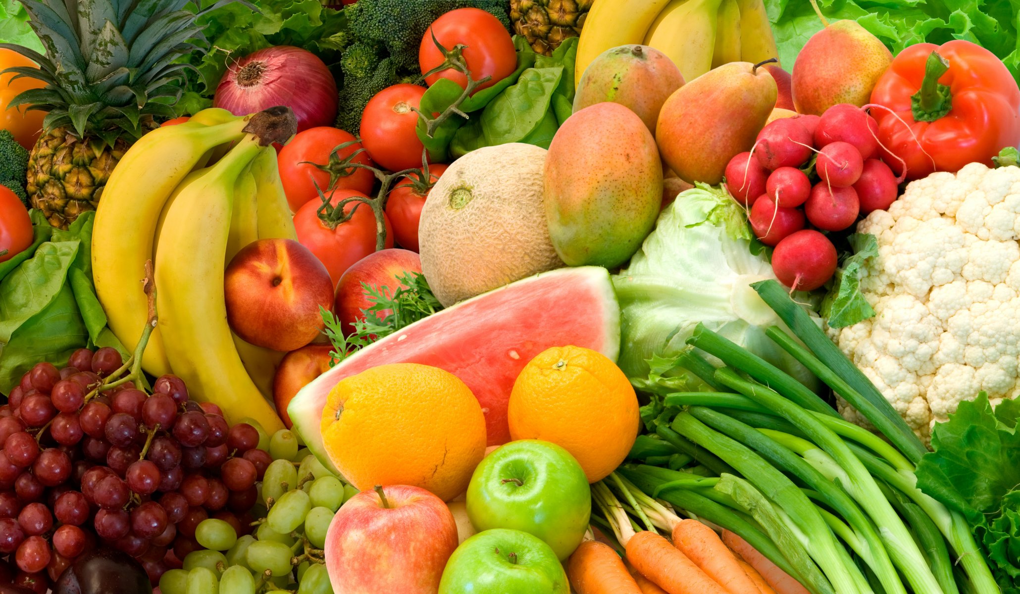 frutas verduras comida colores verano