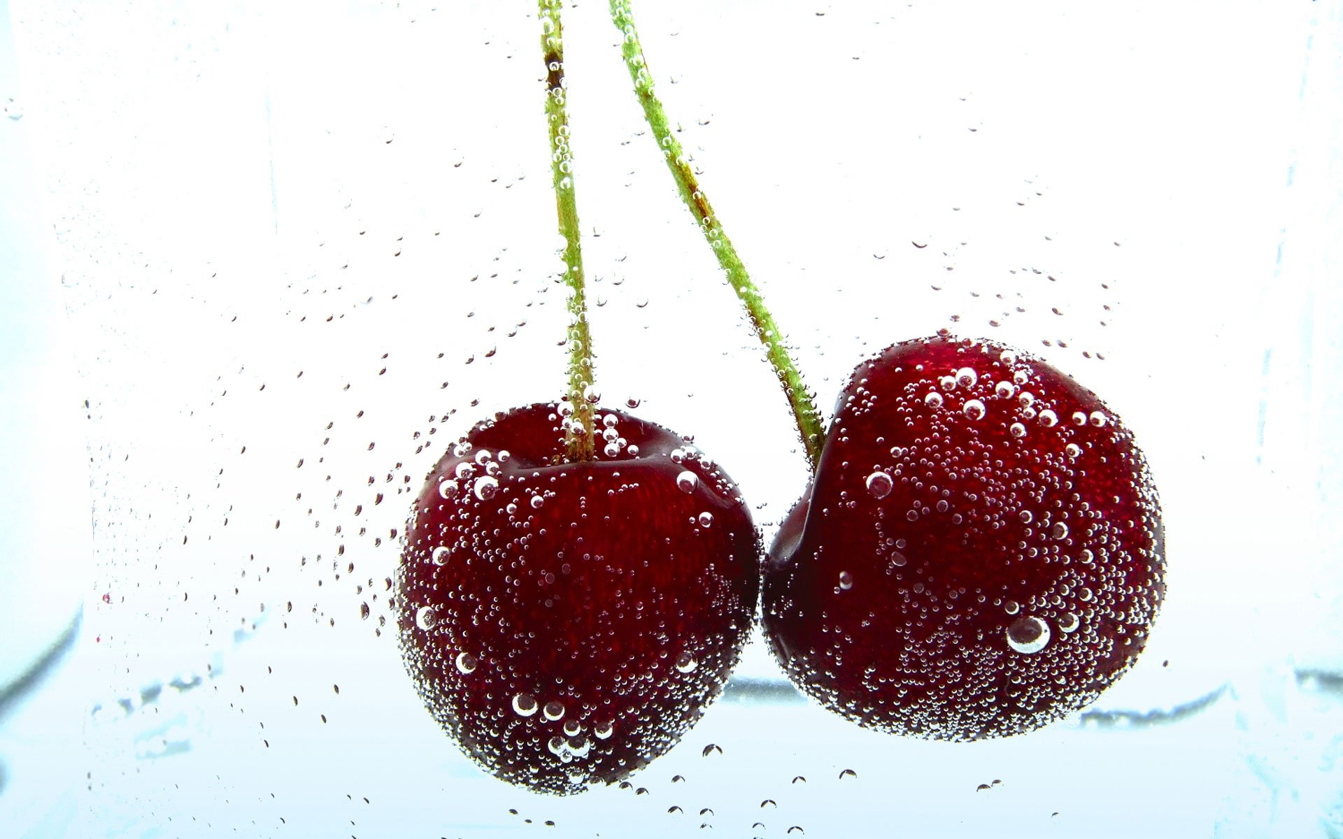 cherry spray drops bubble