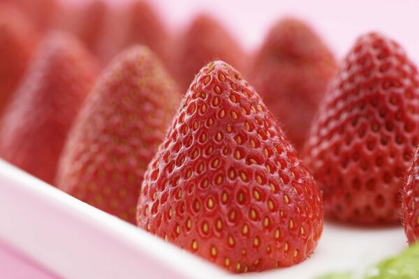 Uno sguardo più da vicino al dessert alla fragola