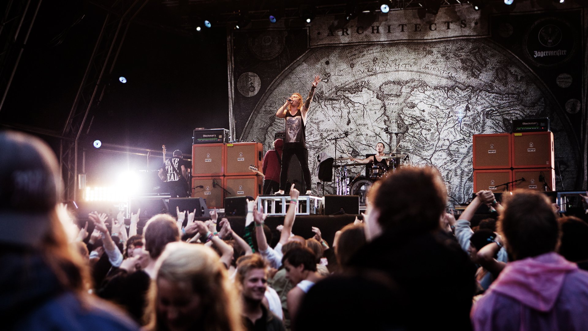 architectes tom searle dan searle sam carter alex dean metalcore post-hardcore