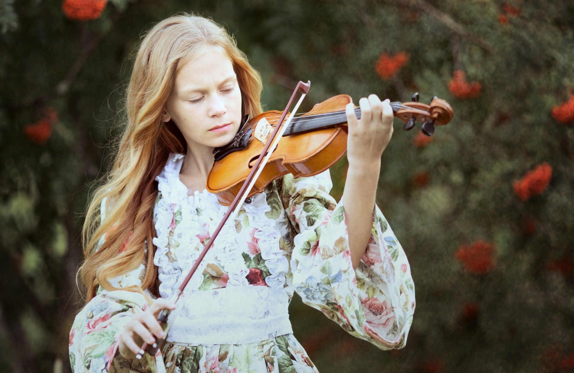 ragazza violino musica