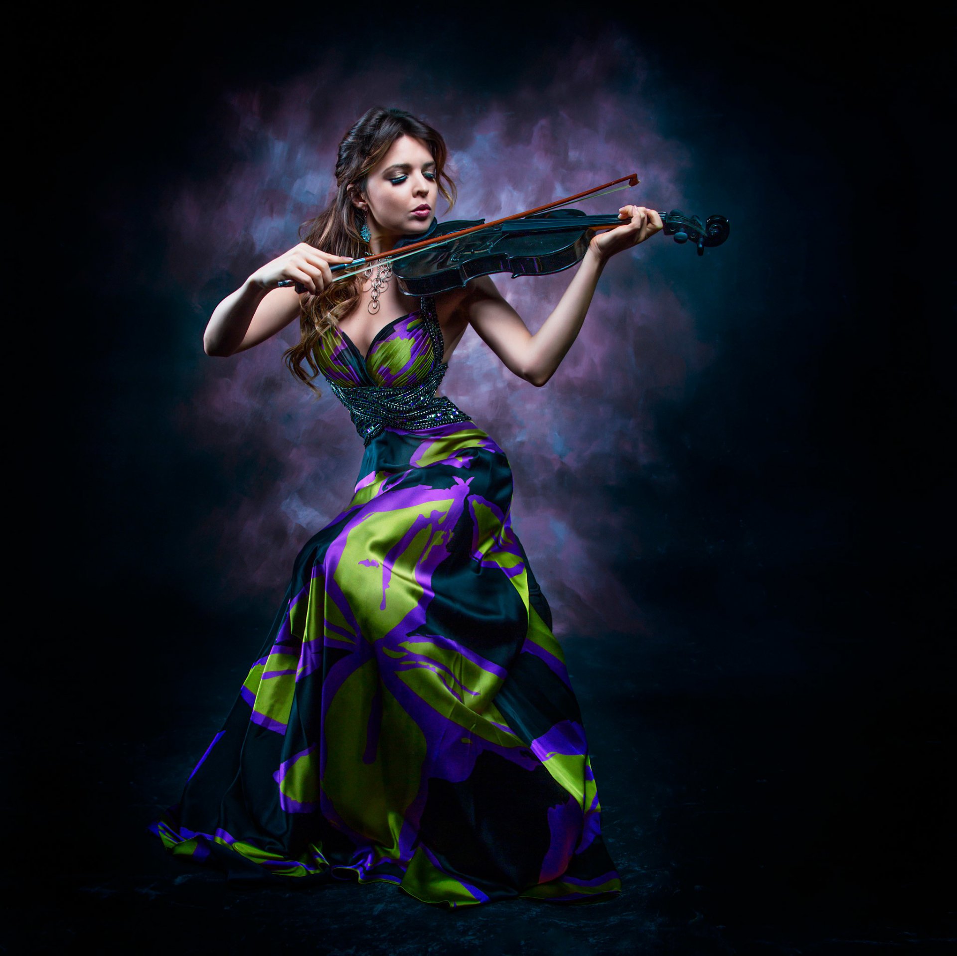 violoniste fille violon jeu