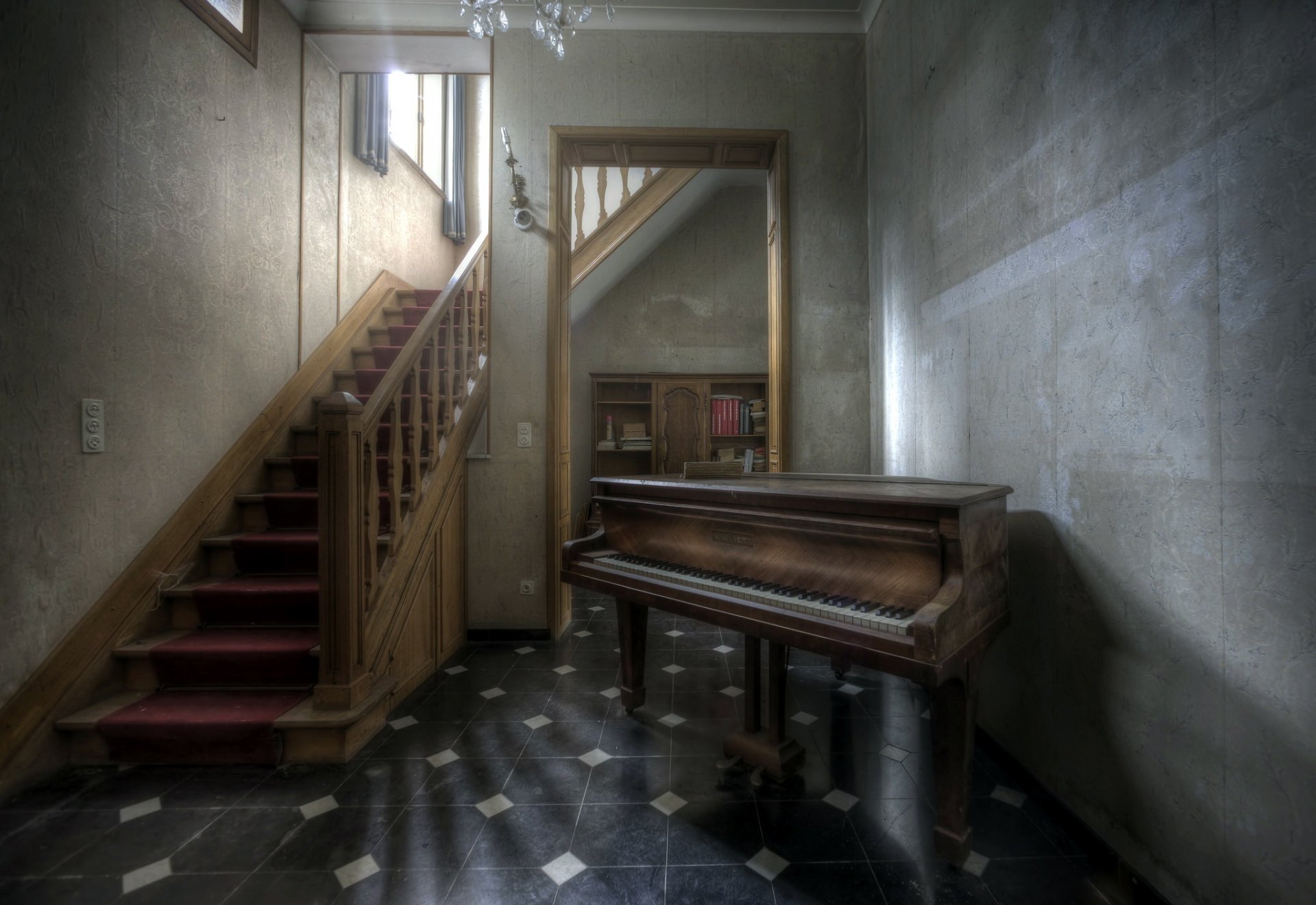 piano escalier musique