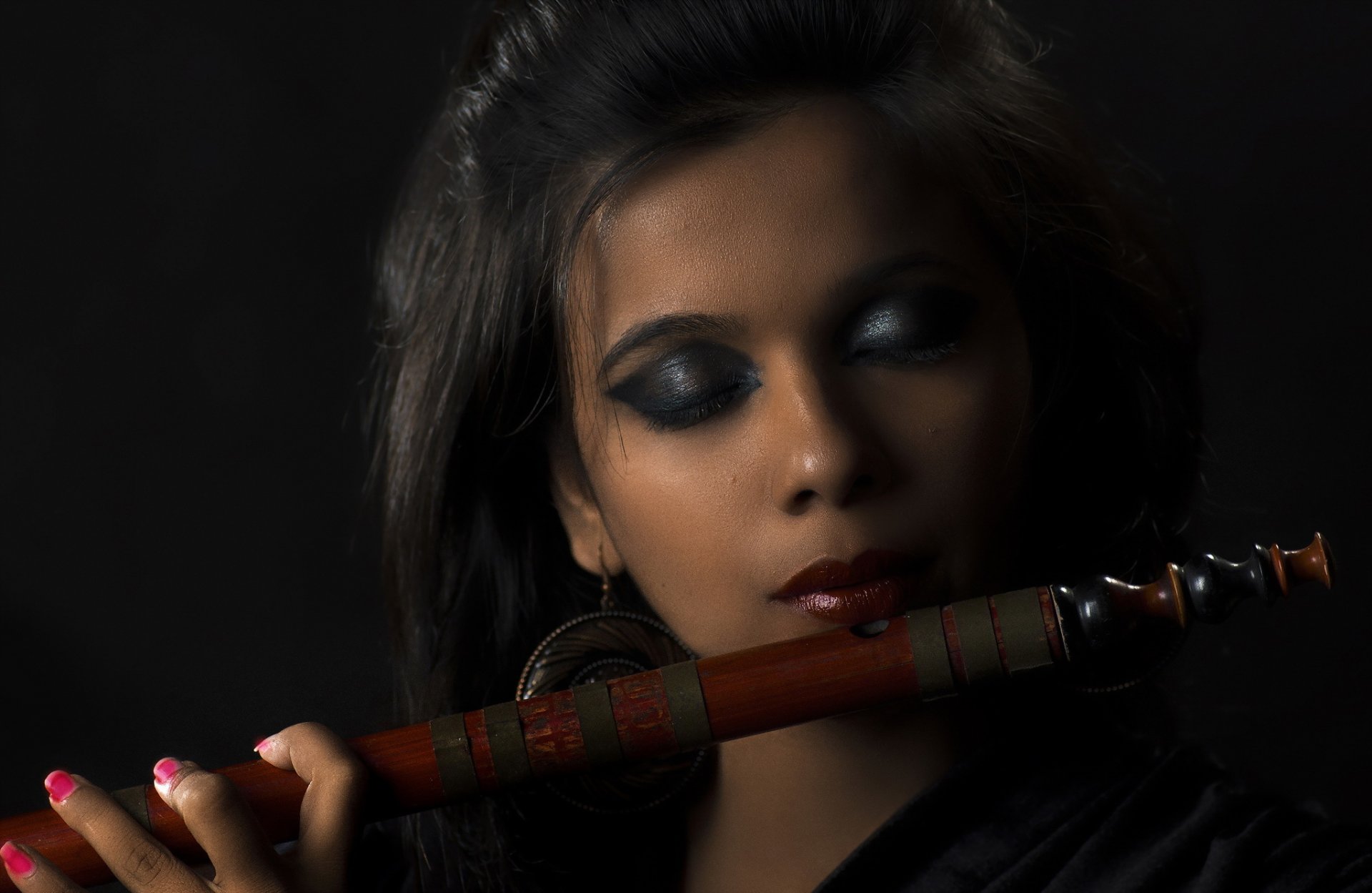 bamboo flute girl music