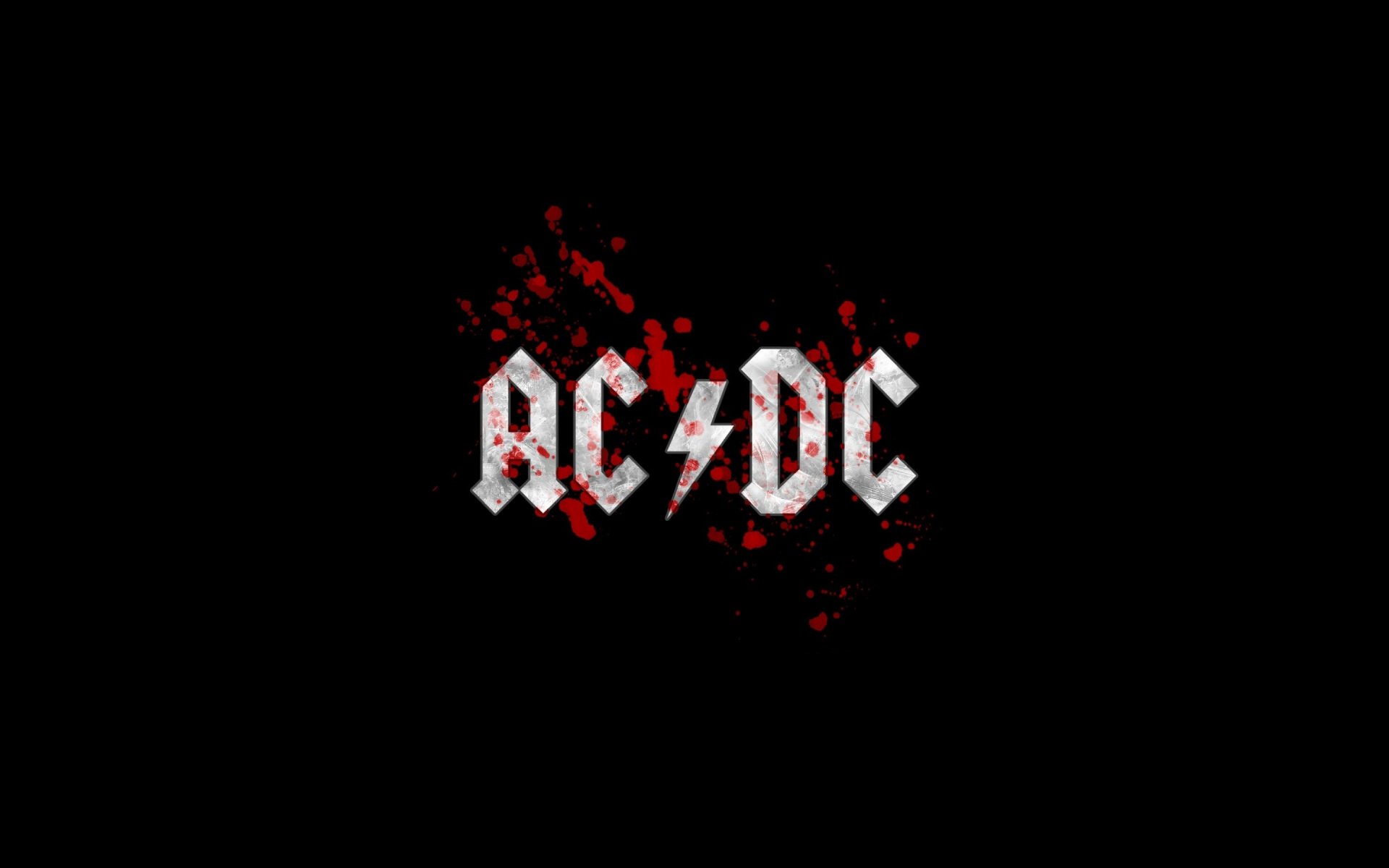 ac / dc rock musik hard rock logo schwarz