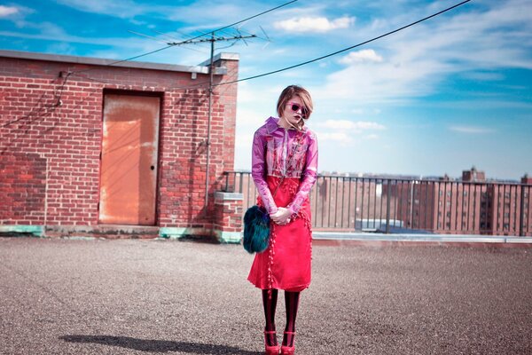 Photo shoot of Sky Ferreira in nylon