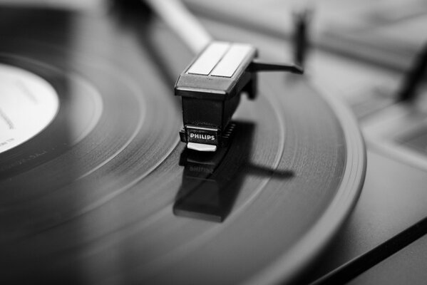 Music macro vinyl records