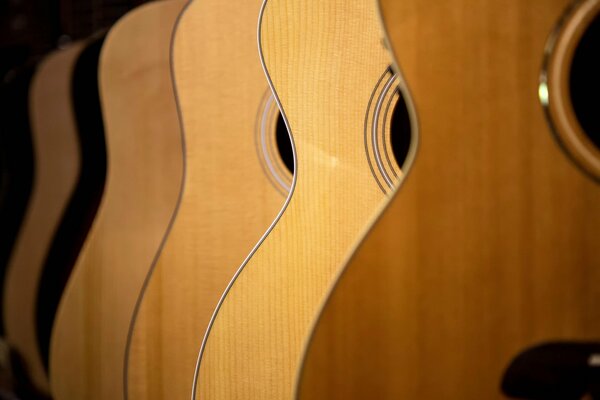 Photos of acoustic guitar cases