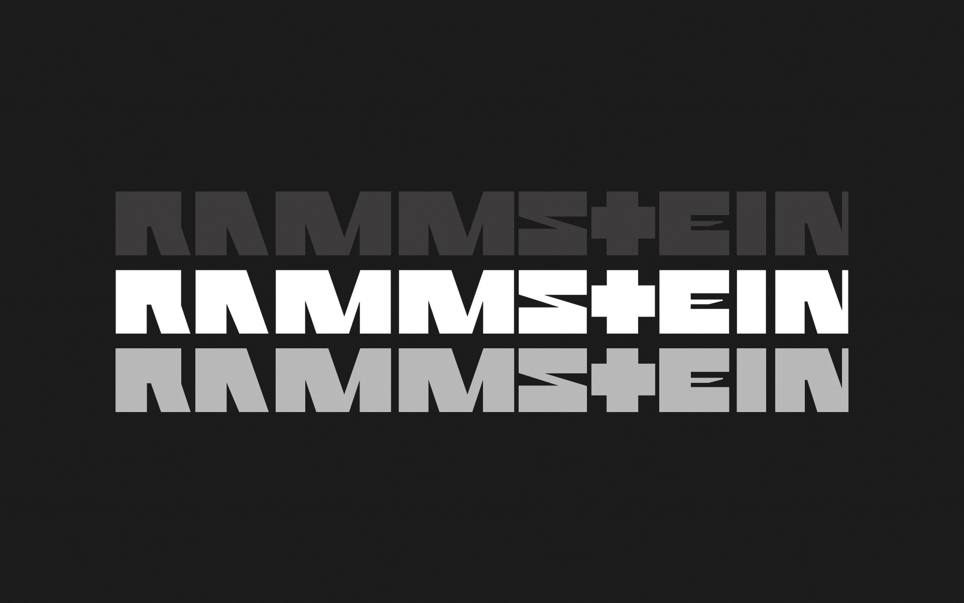 rammstein schriftzug grau