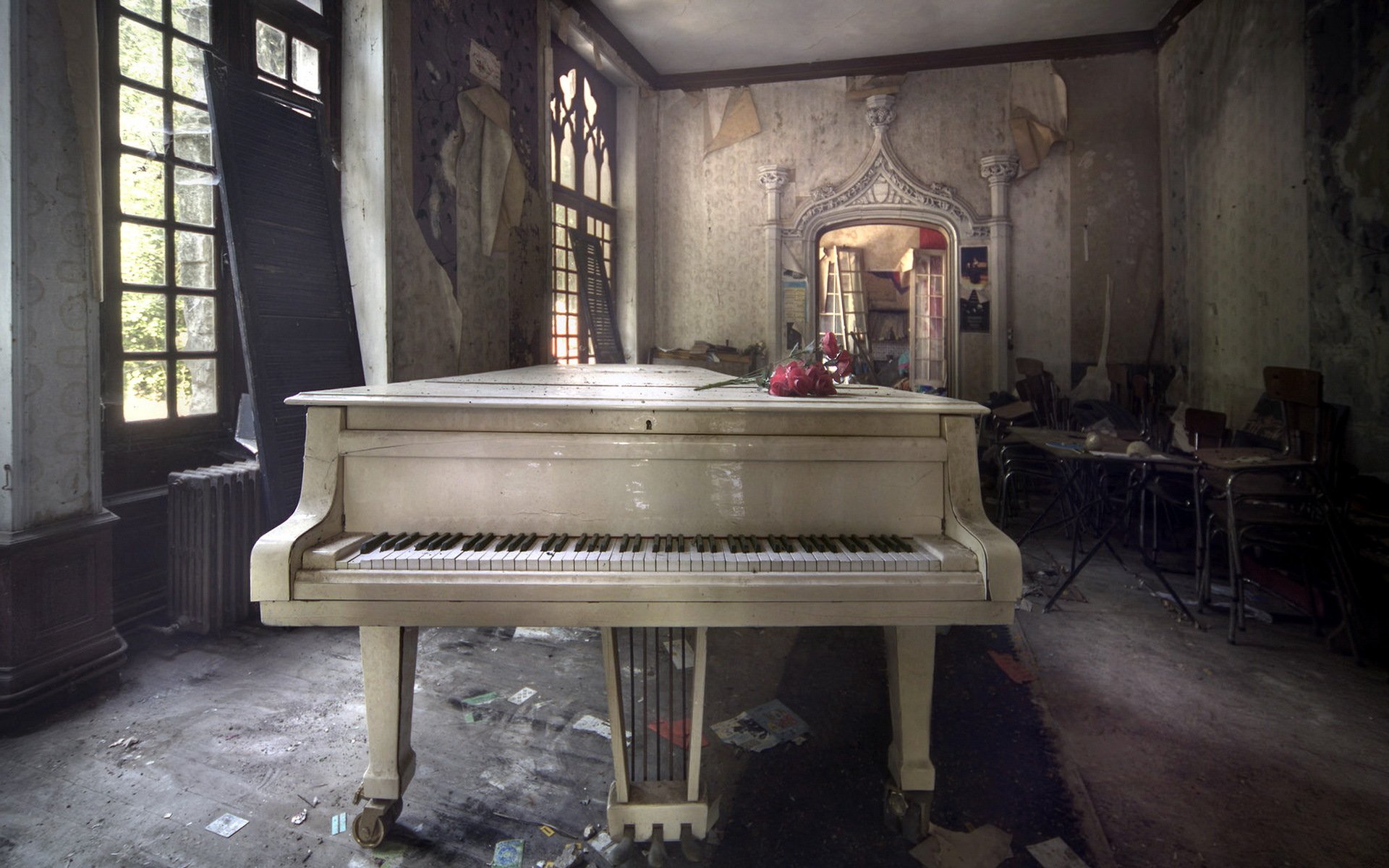 piano habitación música