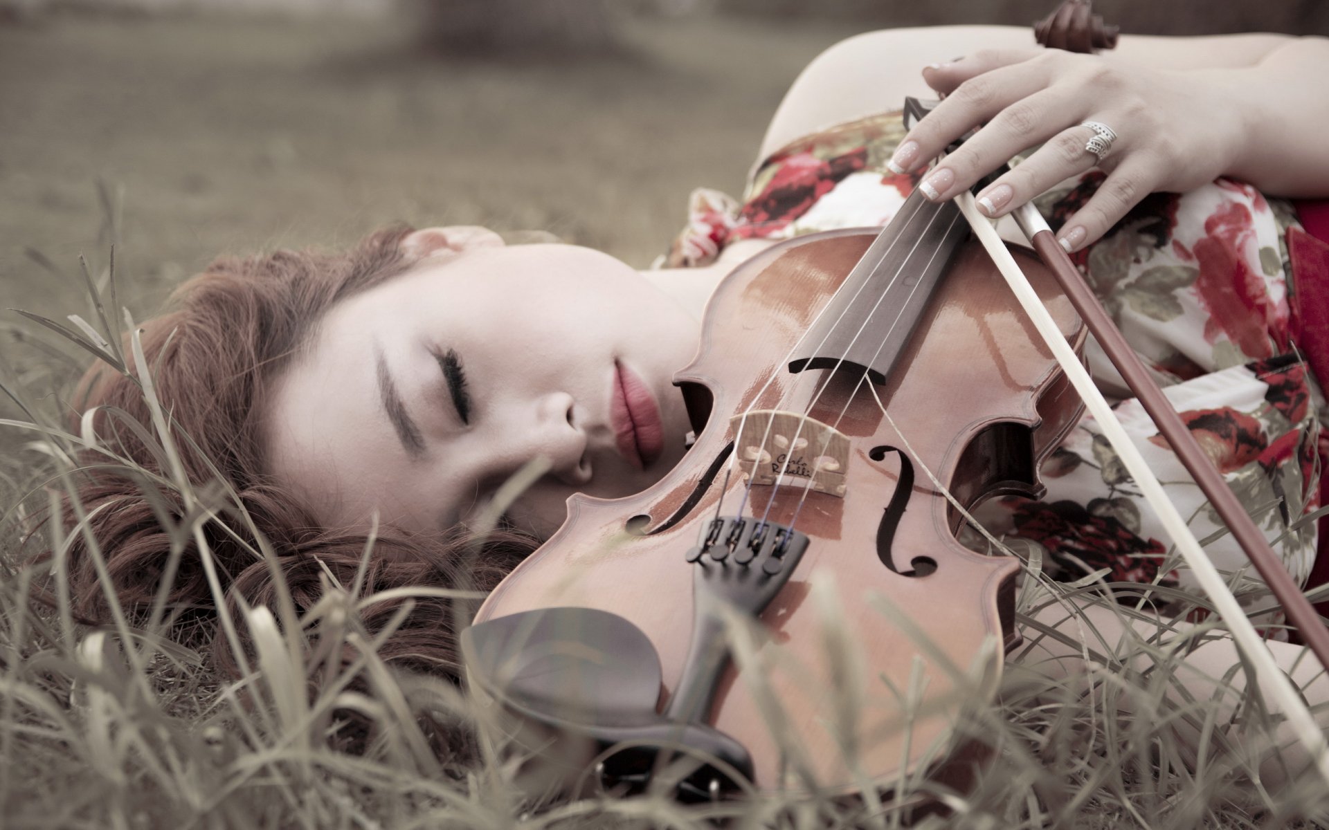 ragazza violino musica