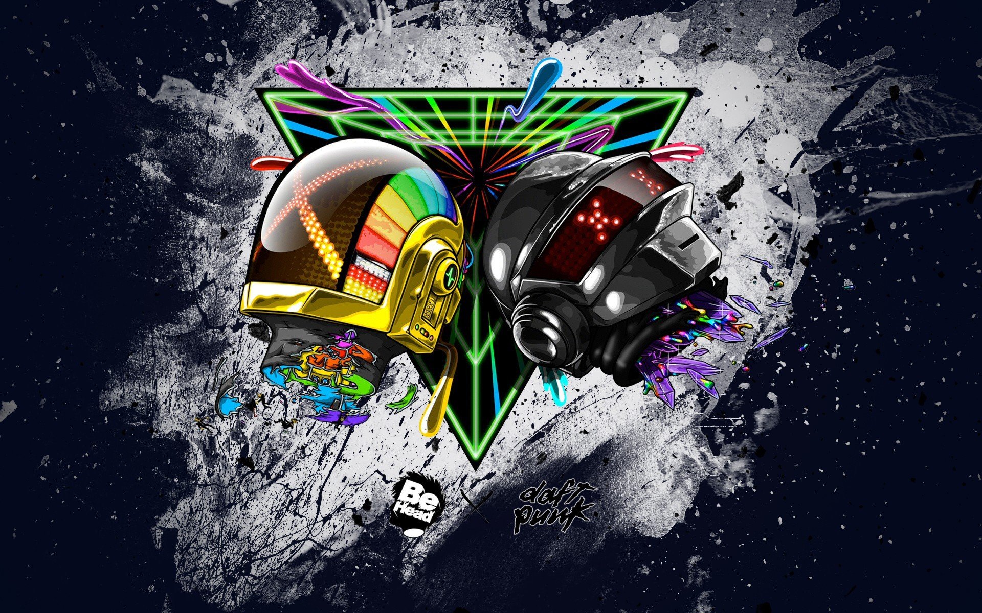 daft punk daft punk casco cabeza estilo