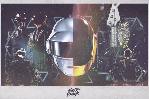 Daft pank, casco nero e giallo