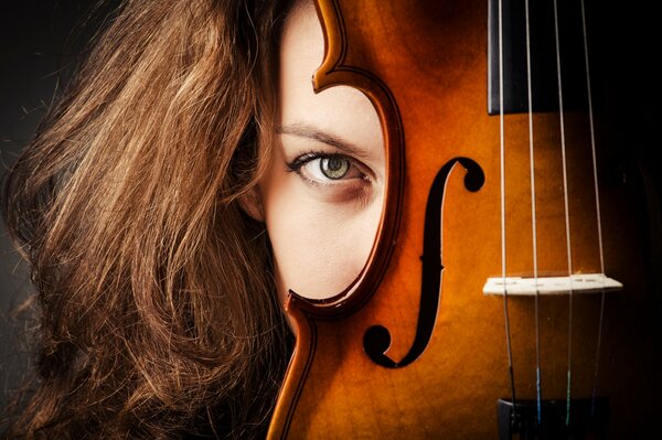 A girl is like the music of a violin