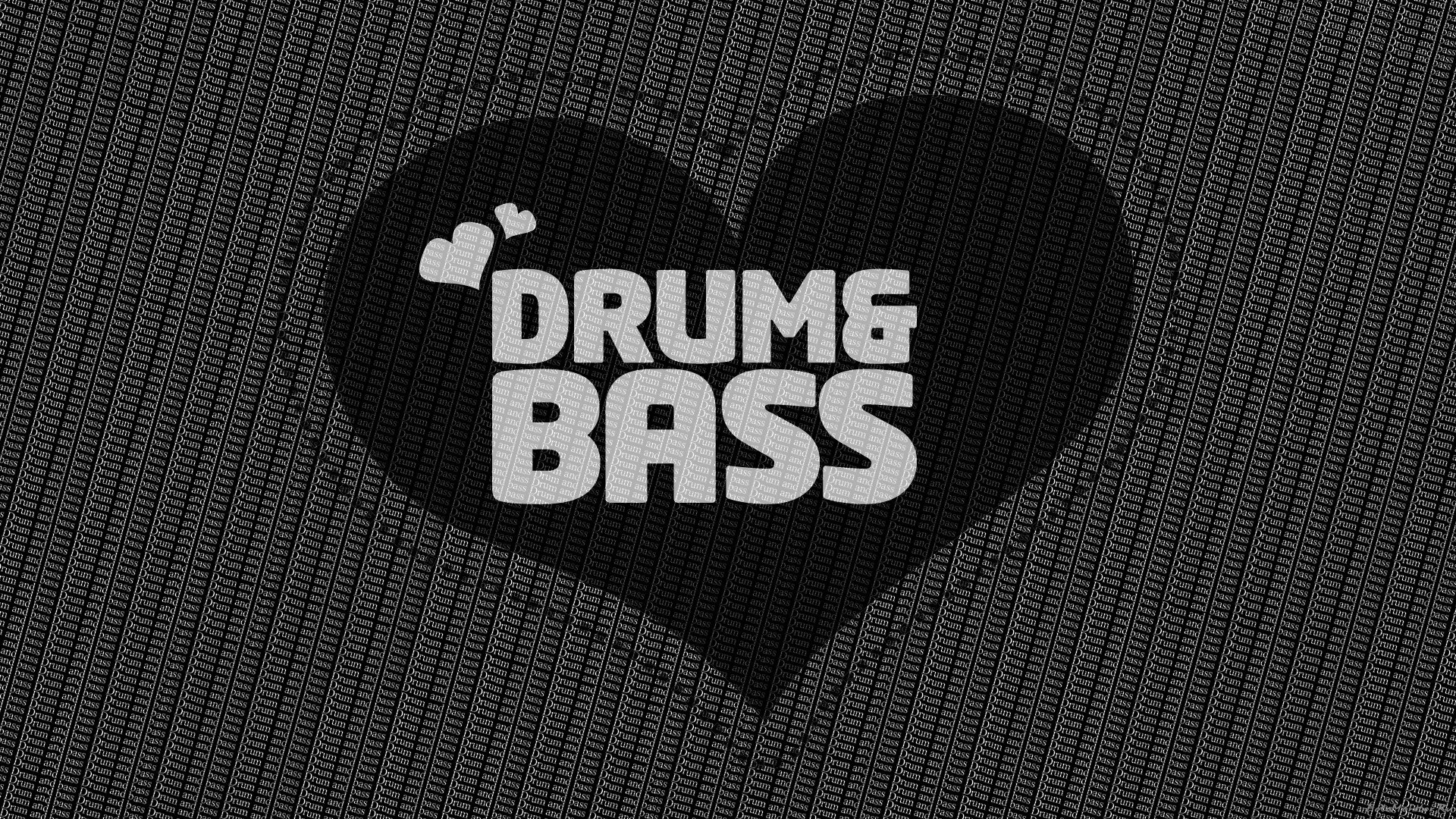 drum & bass musik stil herz inschrift