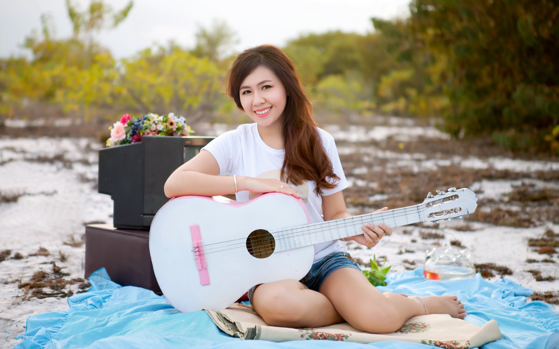 fille guitare musique