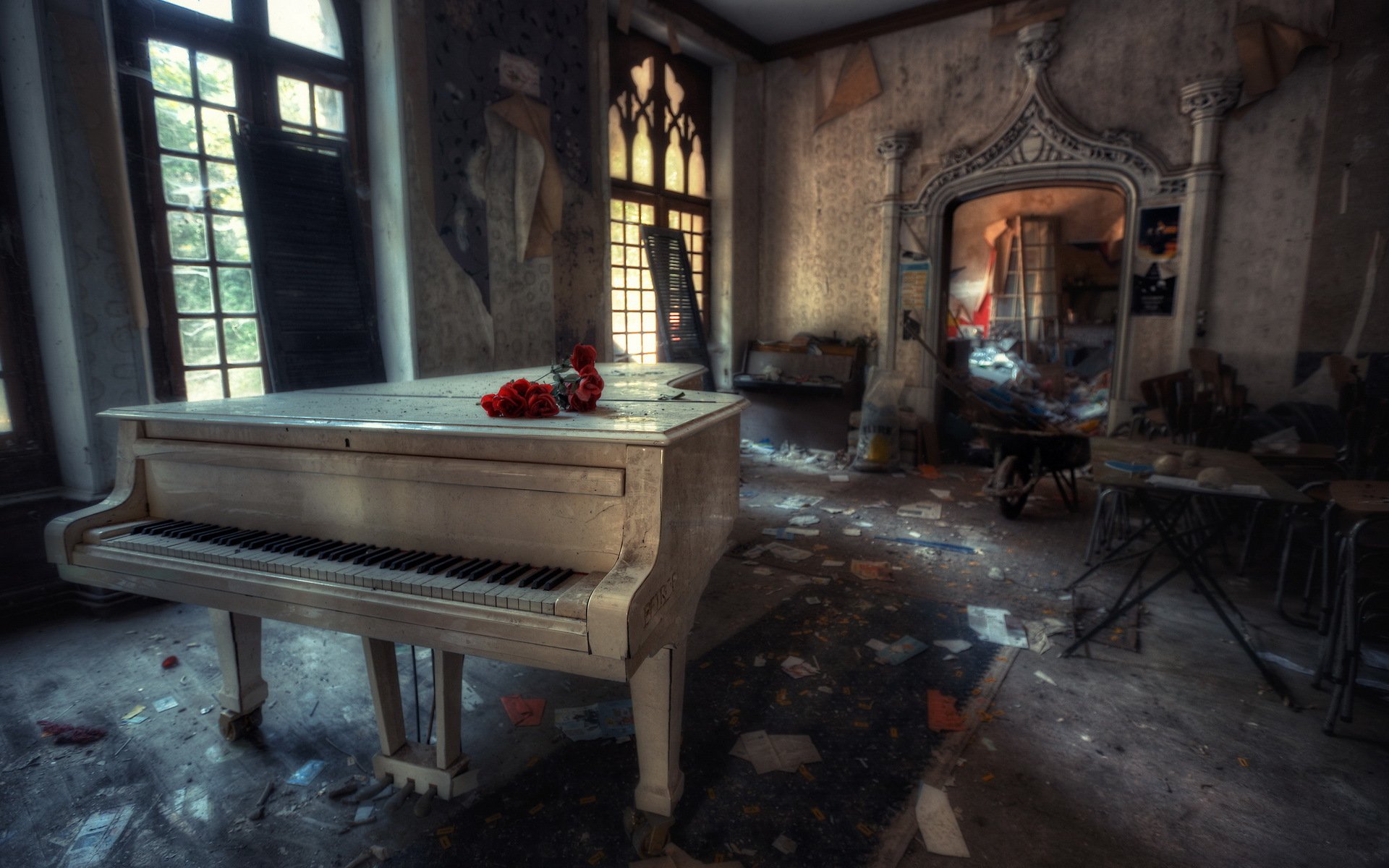 piano habitación música