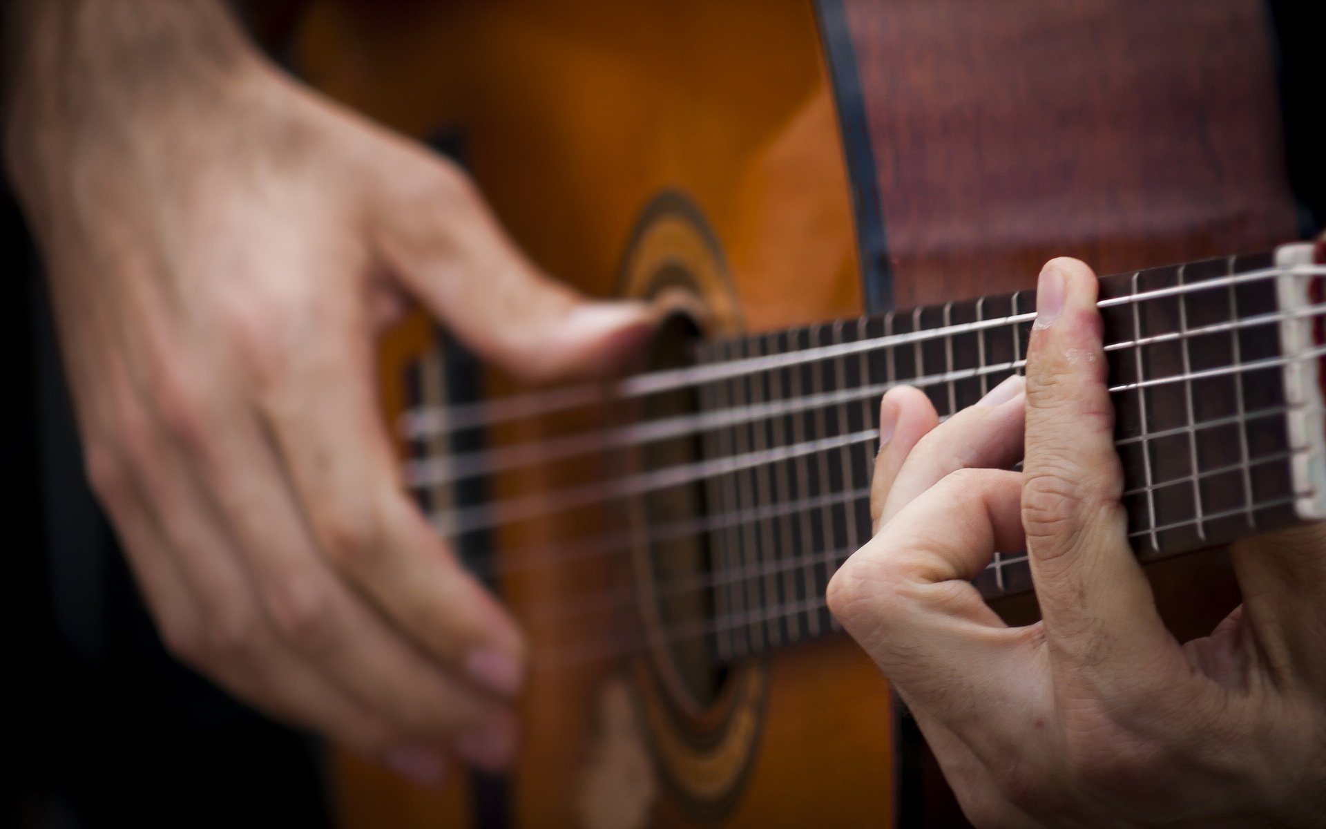 chitarra musica mani