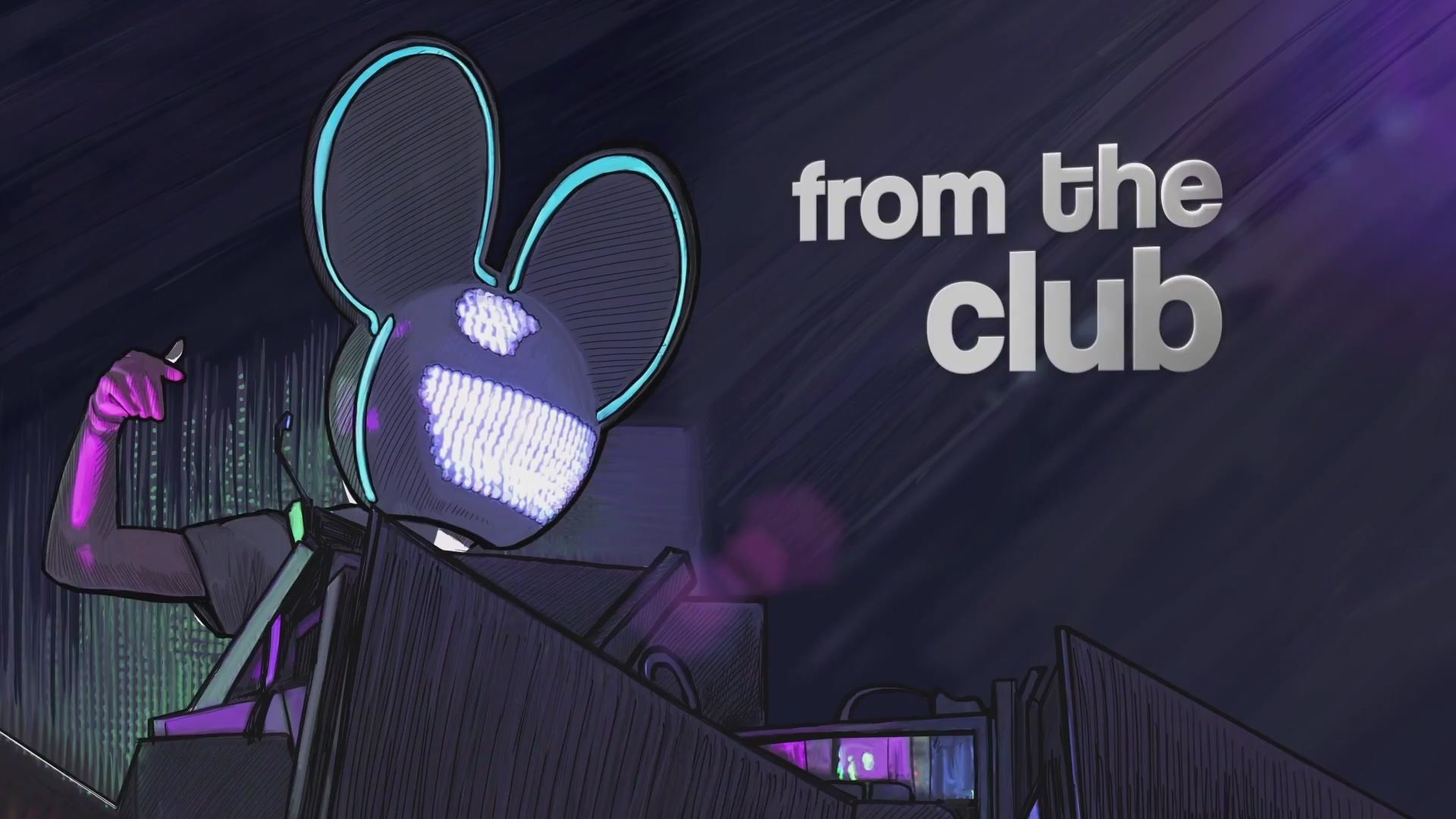 deadmau5 deadmaus dj cj progressive house electro house musica sorriso mouse orecchie dal club