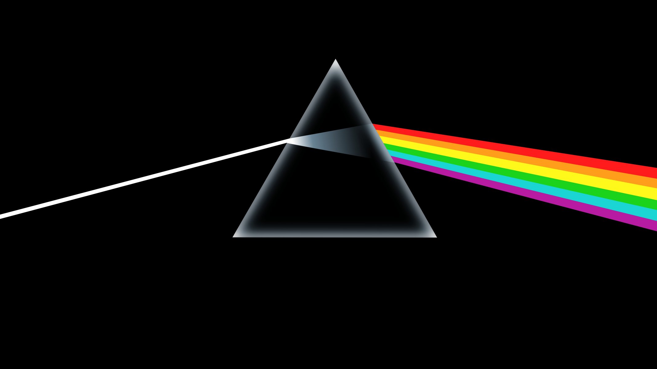 pink floyd lado oscuro de la luna dispersión de la luz arco iris