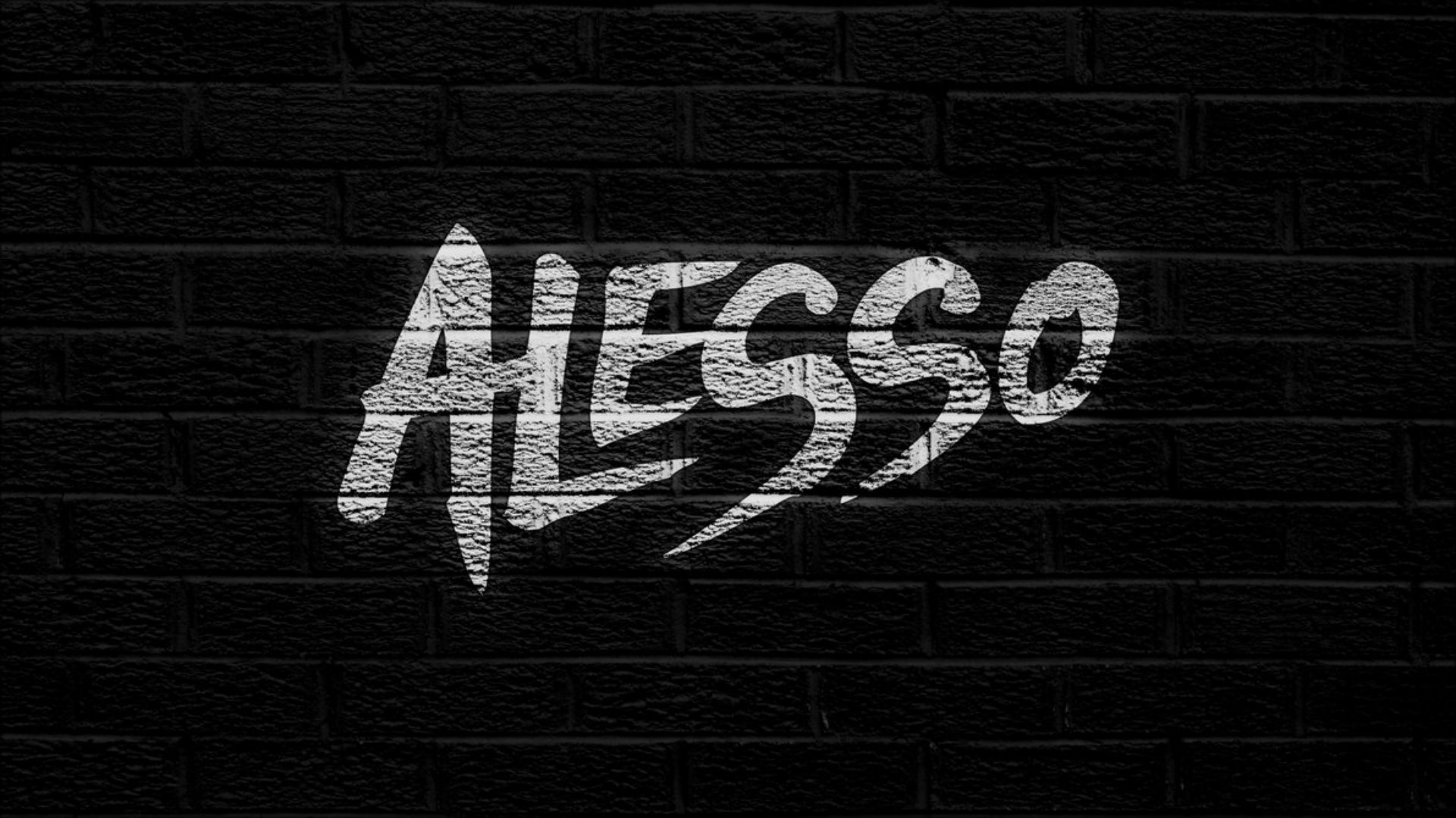 alesso tapety hd dj deadmau5 szwedzki ciemny cegła ściana