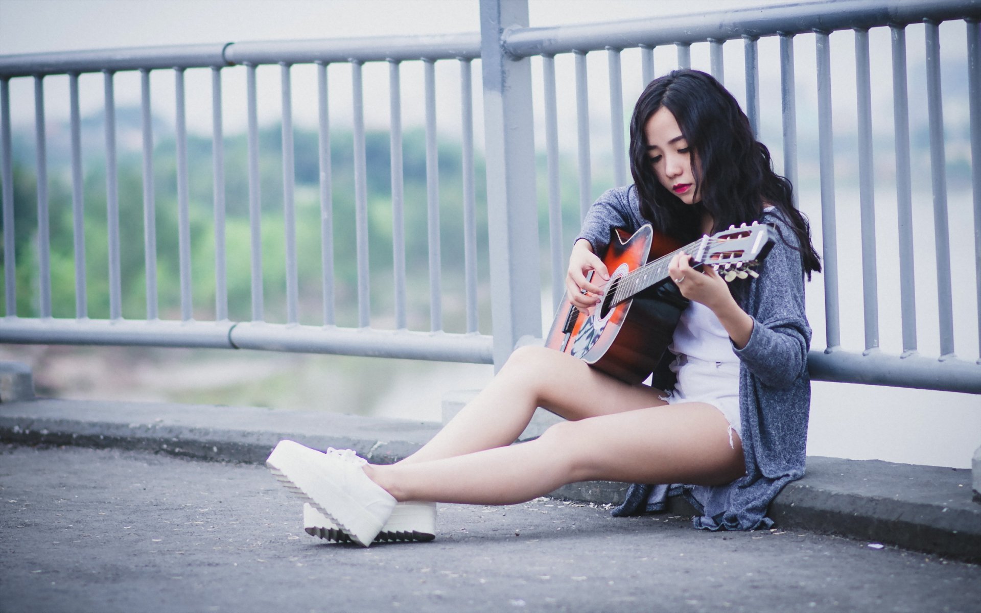 fille guitare musique