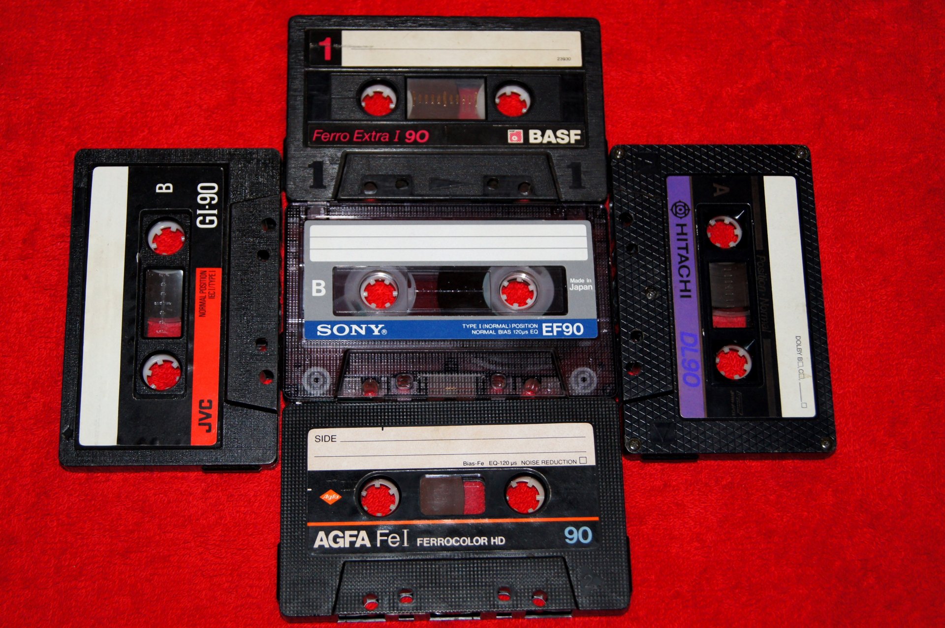 rétro cassettes audio objets style nostalgie arrière-plan