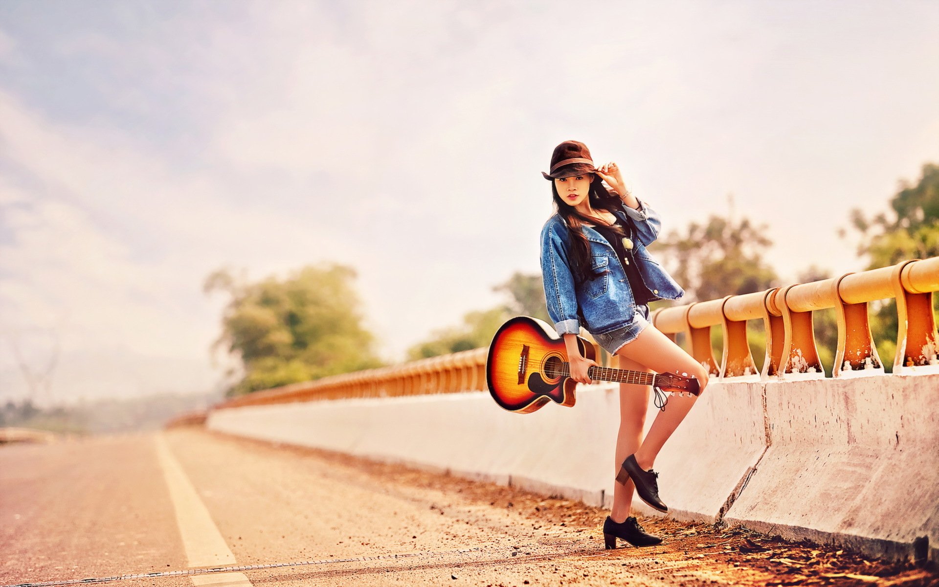 girl guitars music